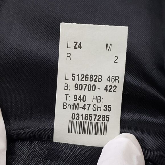 Lauren Ralph Lauren Gray Pinstriped Suit Jacket Sz 46R - Picture 12 of 16